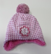 zimní čepice RDX s bambulí přes uši